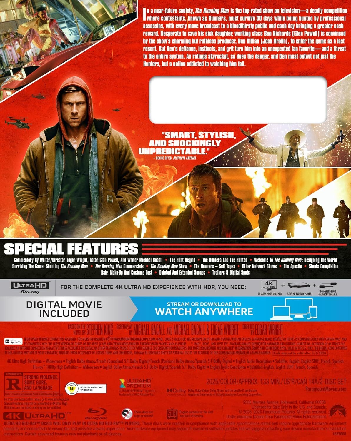 The Running Man 4K (2025)