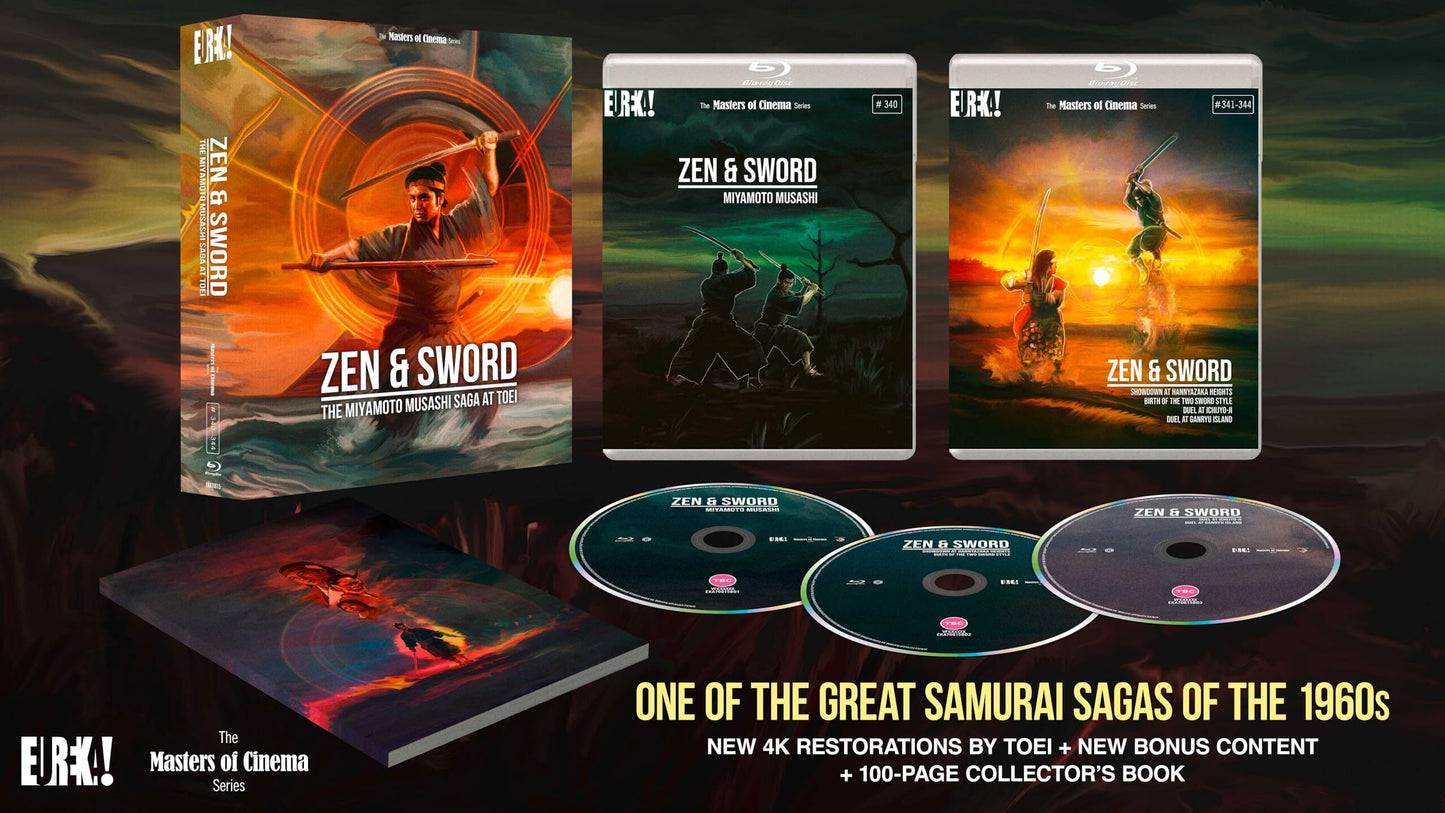 Zen and Sword: The Miyamoto Musashui Saga At Toei - Masters of Cinema #340-344 - Limited Edition (UK)