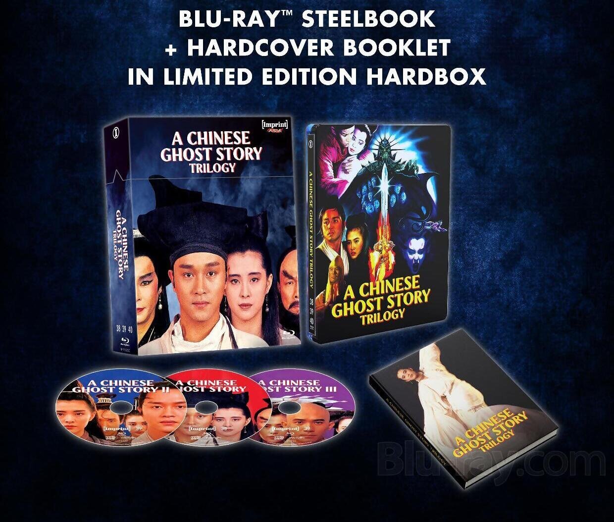A Chinese Ghost Story Trilogy Full Slip SteelBook (Australia)
