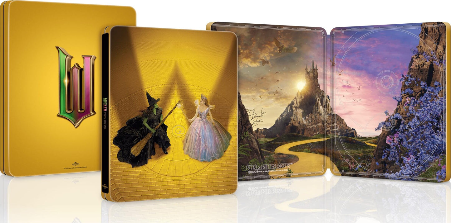 Wicked For Good 4K SteelBook: Yellow Edition (UK)