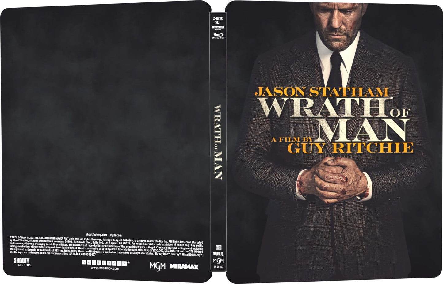 [Pre-Order] Wrath of Man 4K SteelBook (2021)
