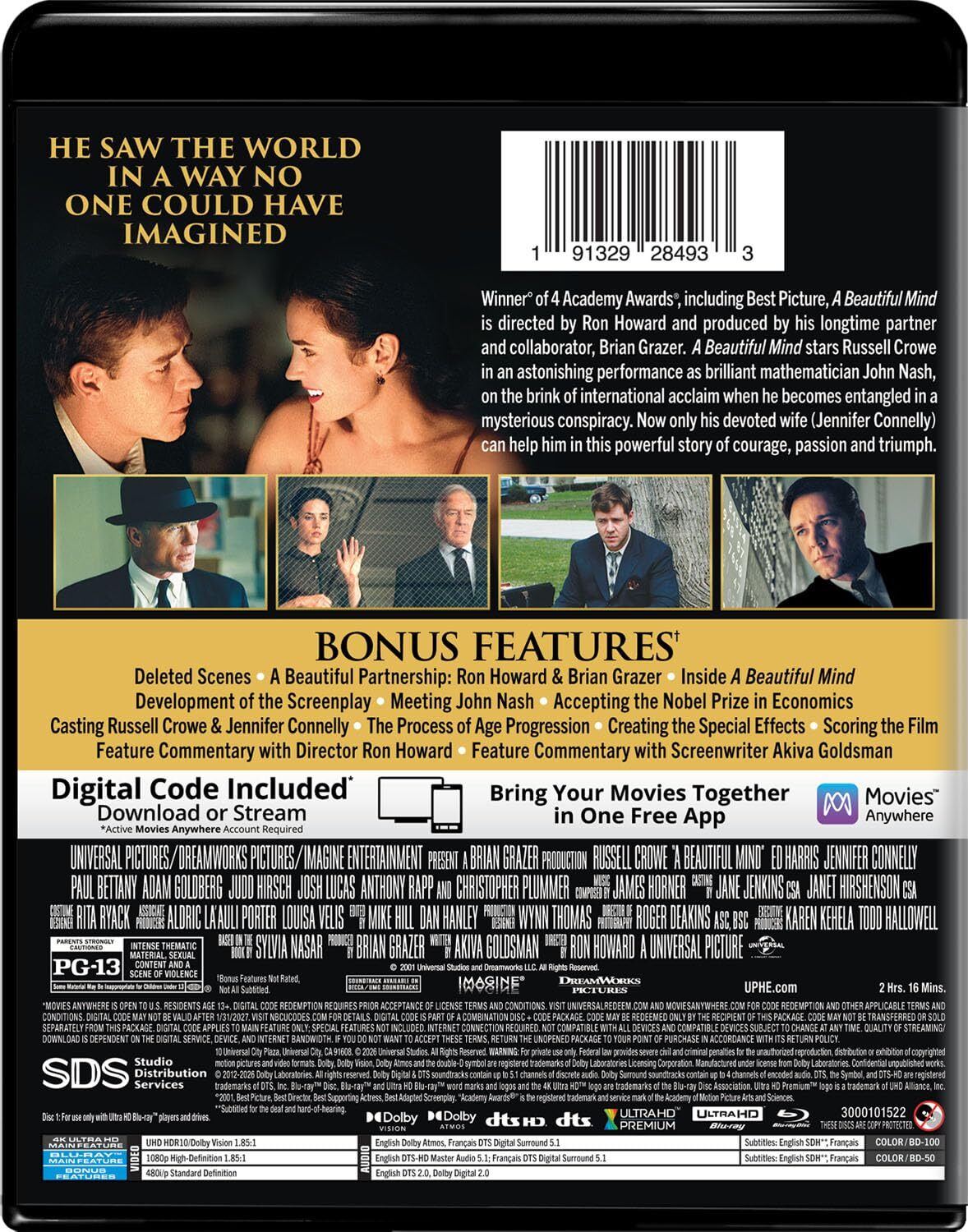 A Beautiful Mind 4K