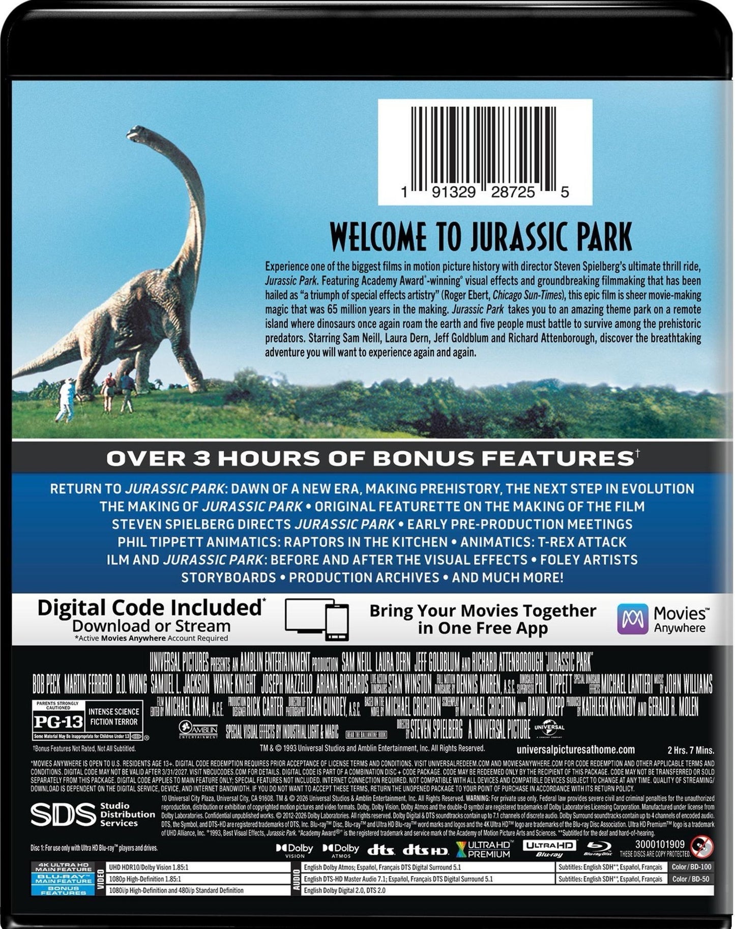 Jurassic Park 4K (1993)(Re-release)