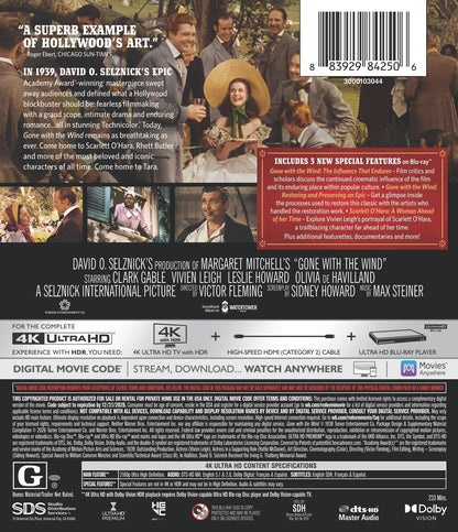 [Pre-Order] Gone with the Wind 4K