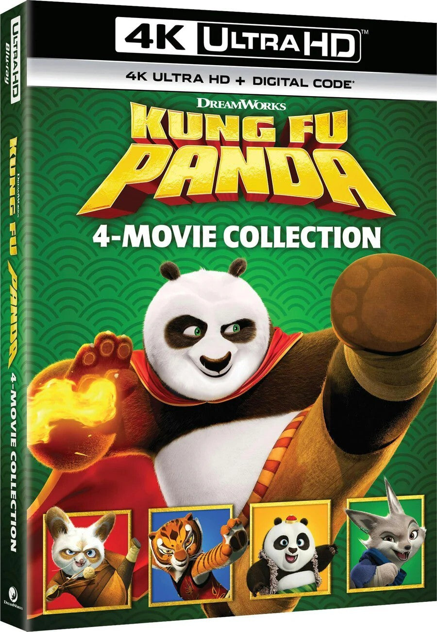 Kung Fu Panda 4K 4-Movie Collection