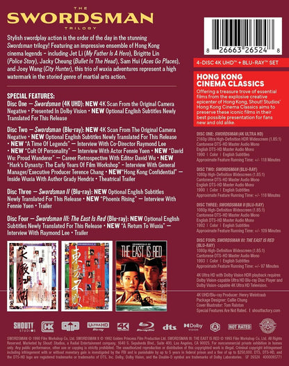 The Swordsman Trilogy 4K: Hong Kong Cinema Classics