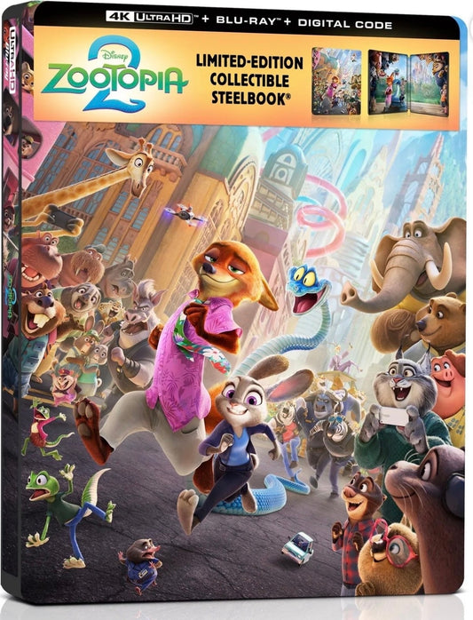 Zootopia 2 4K SteelBook (2025)