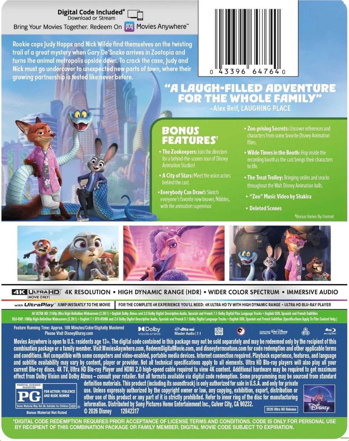 Zootopia 2 4K SteelBook (2025)
