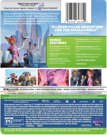 Zootopia 2 4K SteelBook (2025)