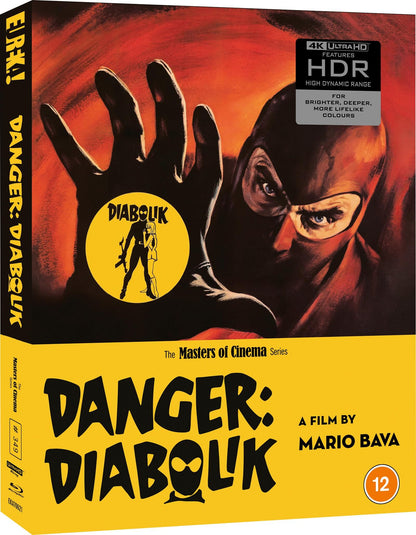 Danger: Diabolik 4K - Limited Edition (Masters of Cinema #349)(UK)