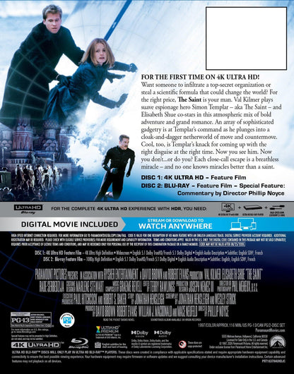 [Pre-Order] The Saint 4K SteelBook (1997)