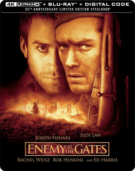 [Pre-Order] Enemy at the Gates 4K SteelBook: 25th Anniversary Edition