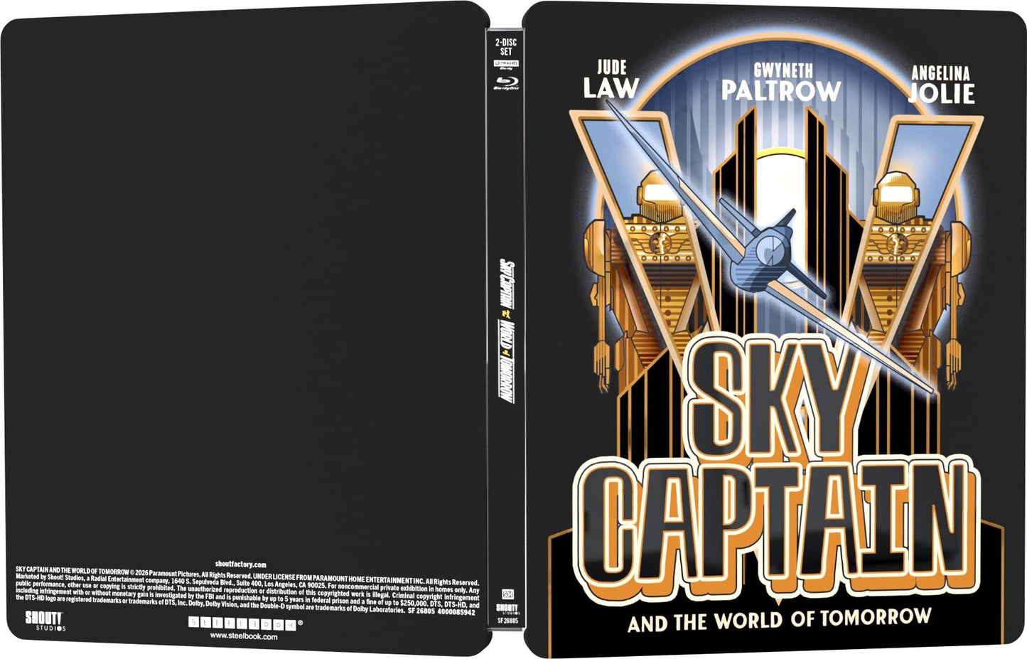 Sky Captain and the World of Tomorrow 4K SteelBook