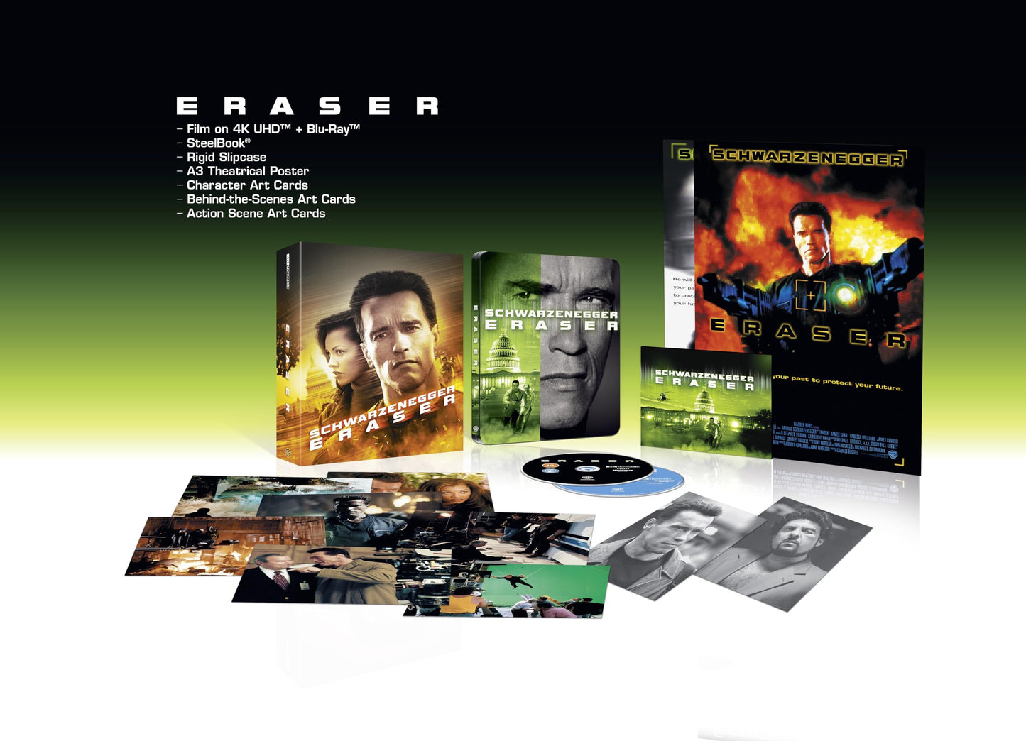 Eraser 4K SteelBook: Ultimate Collector's Edition (1996)(UK)