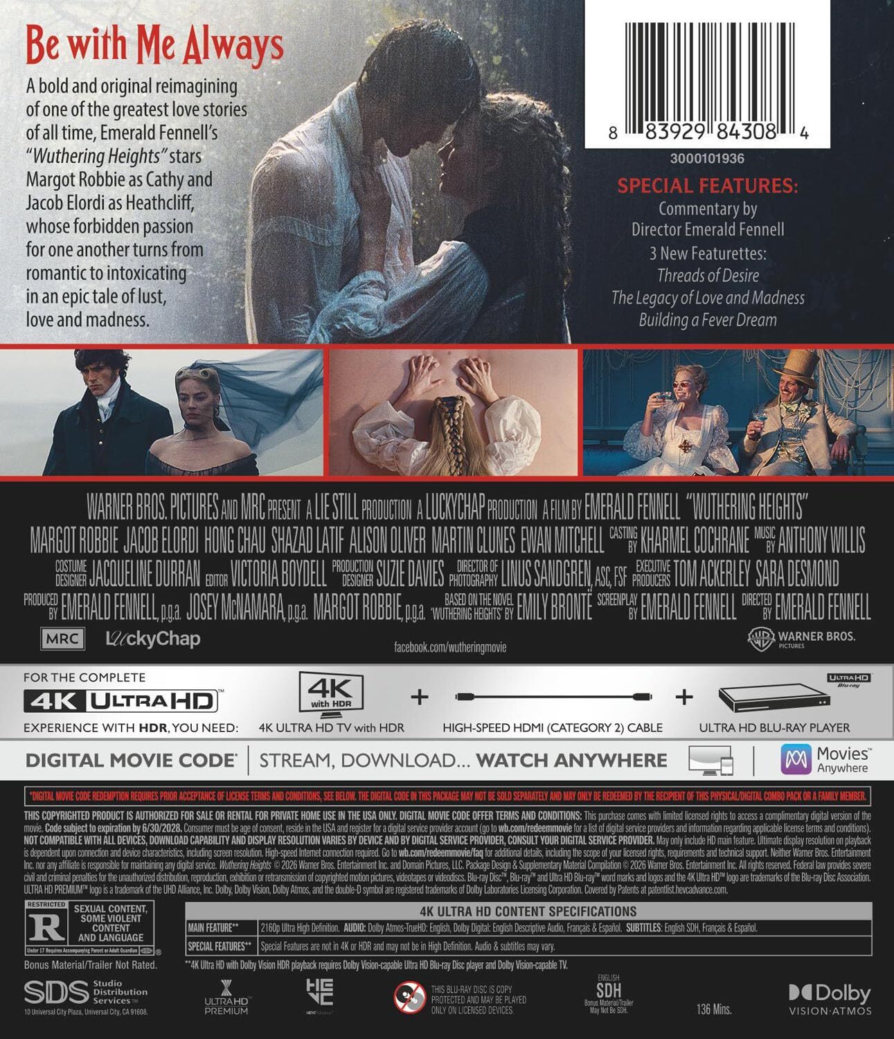 "Wuthering Heights" 4K (2026)