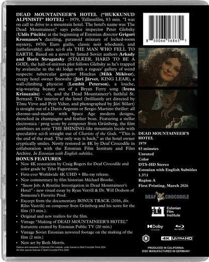Dead Mountaineer's Hotel 4K: Deluxe Limited Edition (DC-53)(Exclusive)*