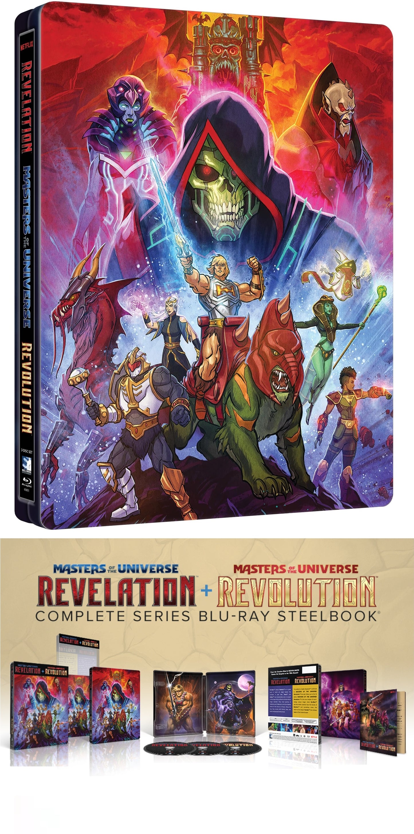 Masters of the Universe: Revelation / Revolution SteelBook (Re-release)