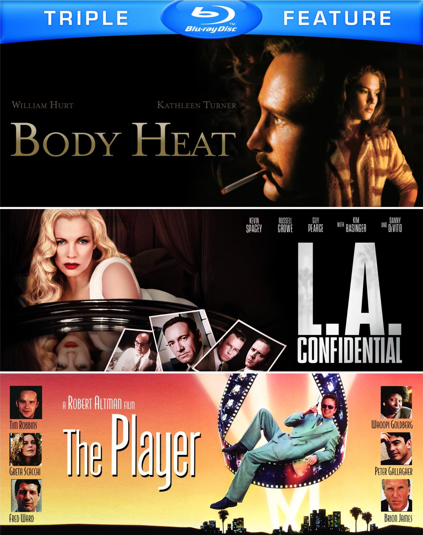 Body Heat / L.A. Confidential / The Player (Slip)*