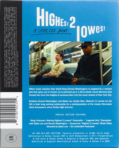 Highest 2 Lowest 4K DigiPack (Exclusive)
