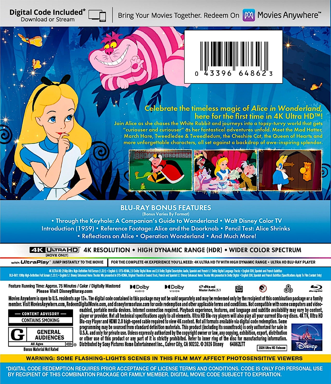 Alice in Wonderland 4K (1951)