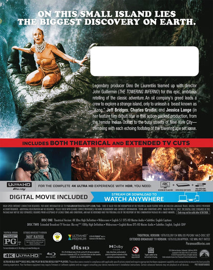 King Kong 4K: 50th Anniversary Edition (1976)