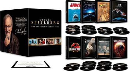 Spielberg 8-Film 4K Steelbook Library Case Spotlight Collection (Exclusive)