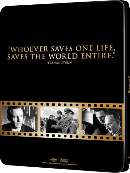 Schindler's List 4K SteelBook: Theatrical Poster Edition (UK)