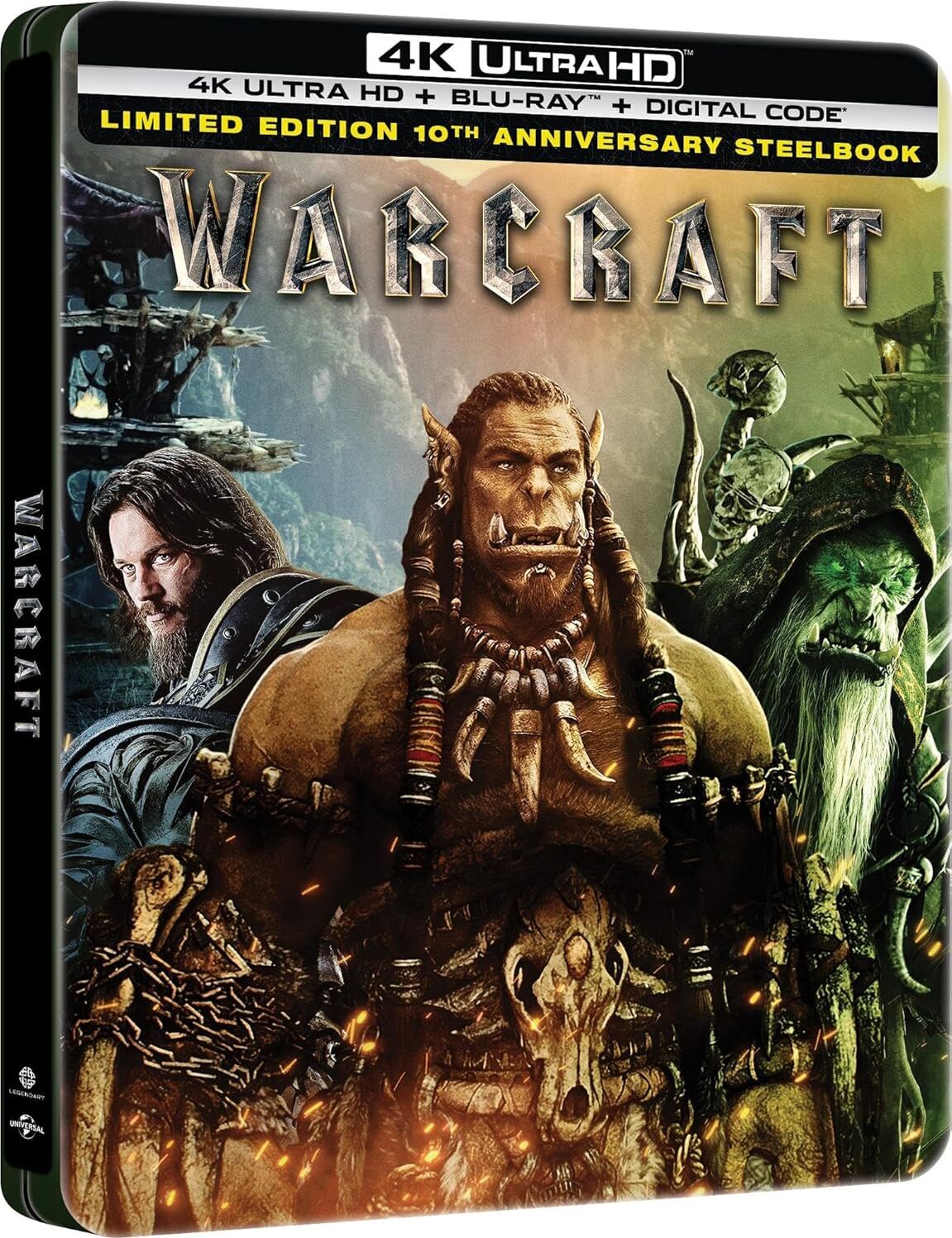 Warcraft: The Beginning 4K SteelBook: 10th Anniversary Edition