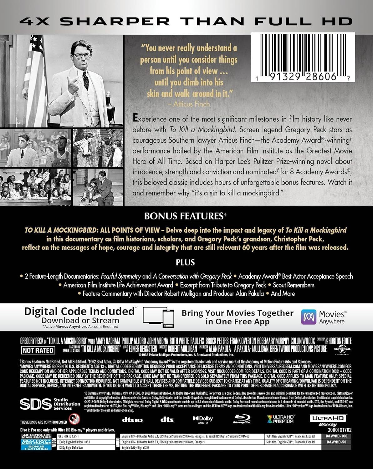 To Kill a Mockingbird 4K SteelBook