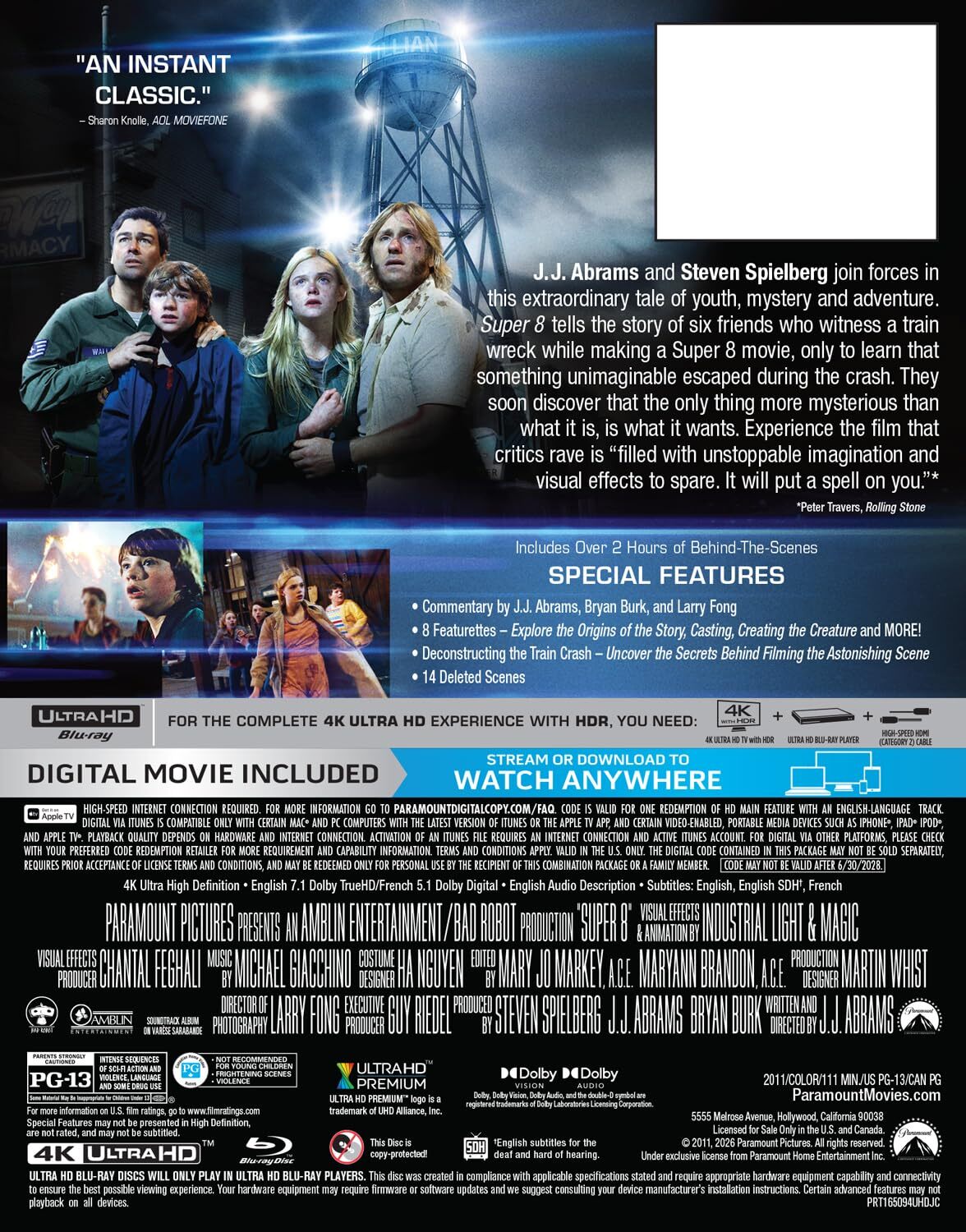 Super 8 4K SteelBook: 15th Anniversary Edition (2011)