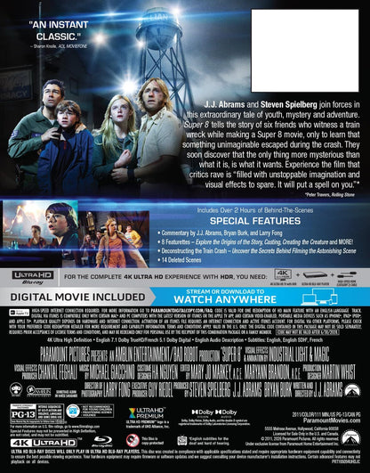 Super 8 4K SteelBook: 15th Anniversary Edition (2011)