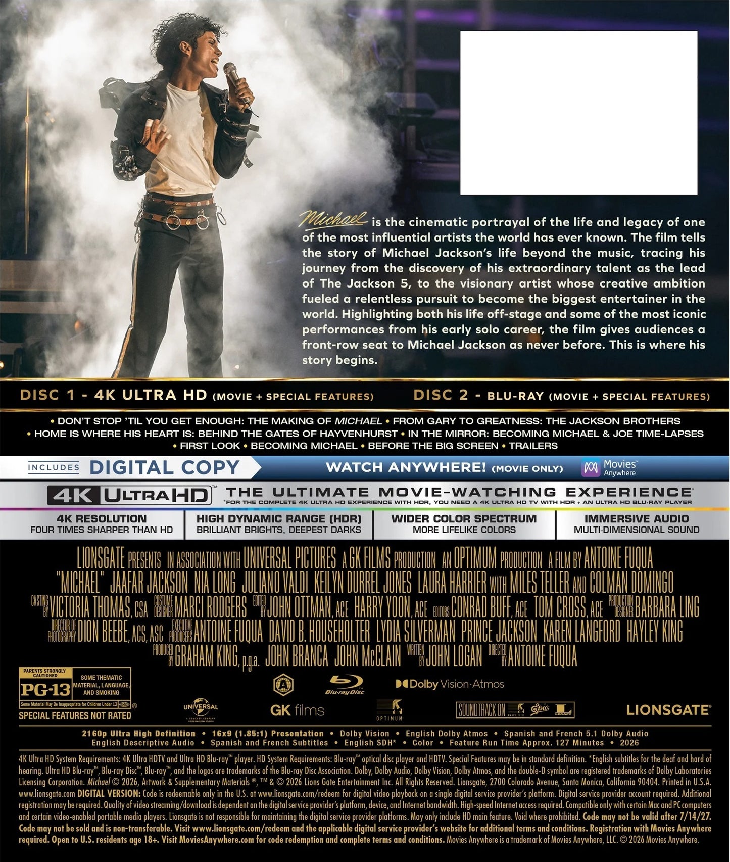 [Pre-Order] Michael 4K (2026)