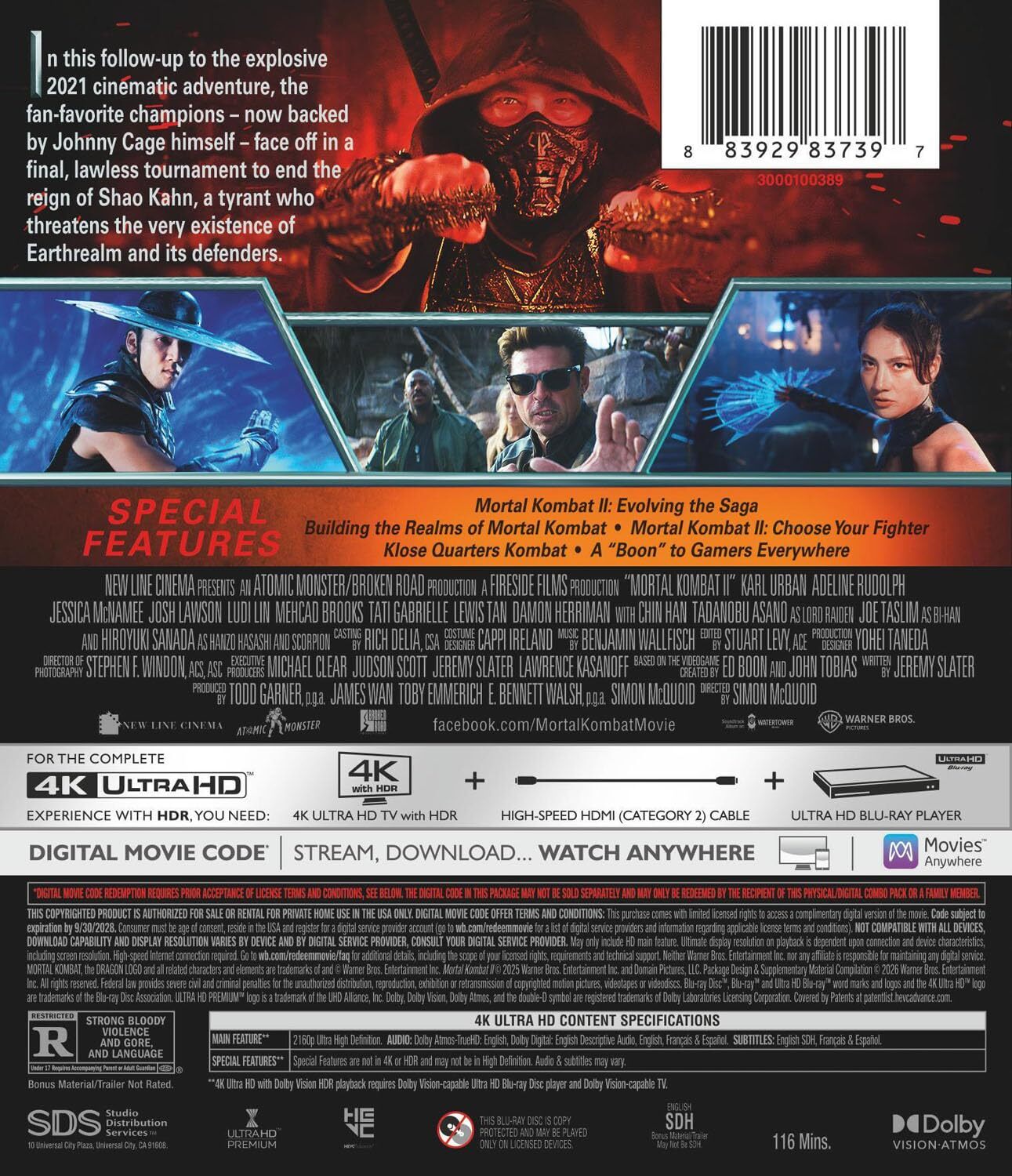 Mortal Kombat II 4K (2026)