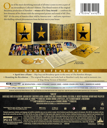 Hamilton 4K DigiPack: Collector's Edition (2020)