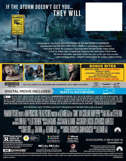 Crawl 4K SteelBook (2019)