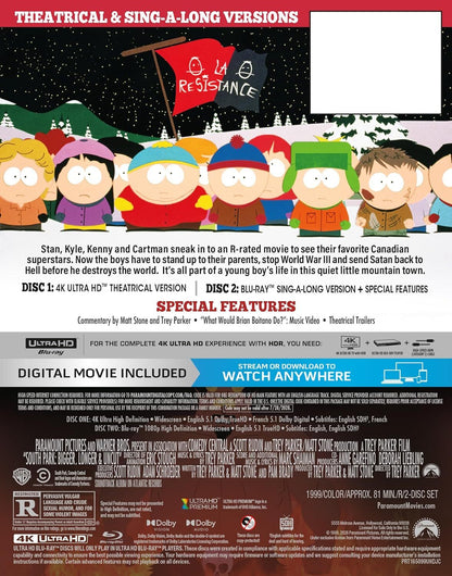 South Park: Bigger, Longer & Uncut 4K SteelBook