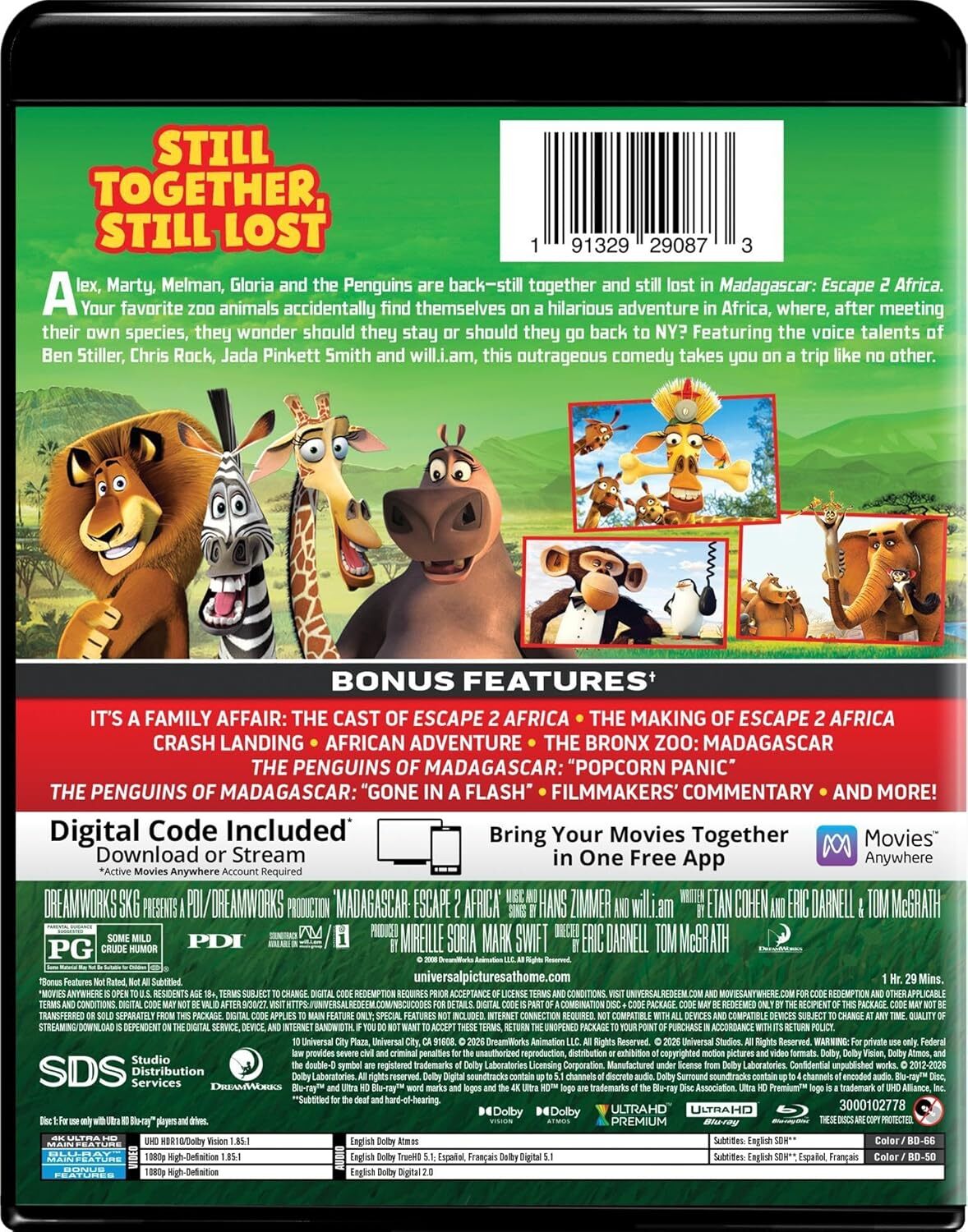 Madagascar: Escape 2 Africa 4K