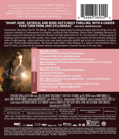 [Pre-Order] Nightcrawler 4K: Collector's Edition