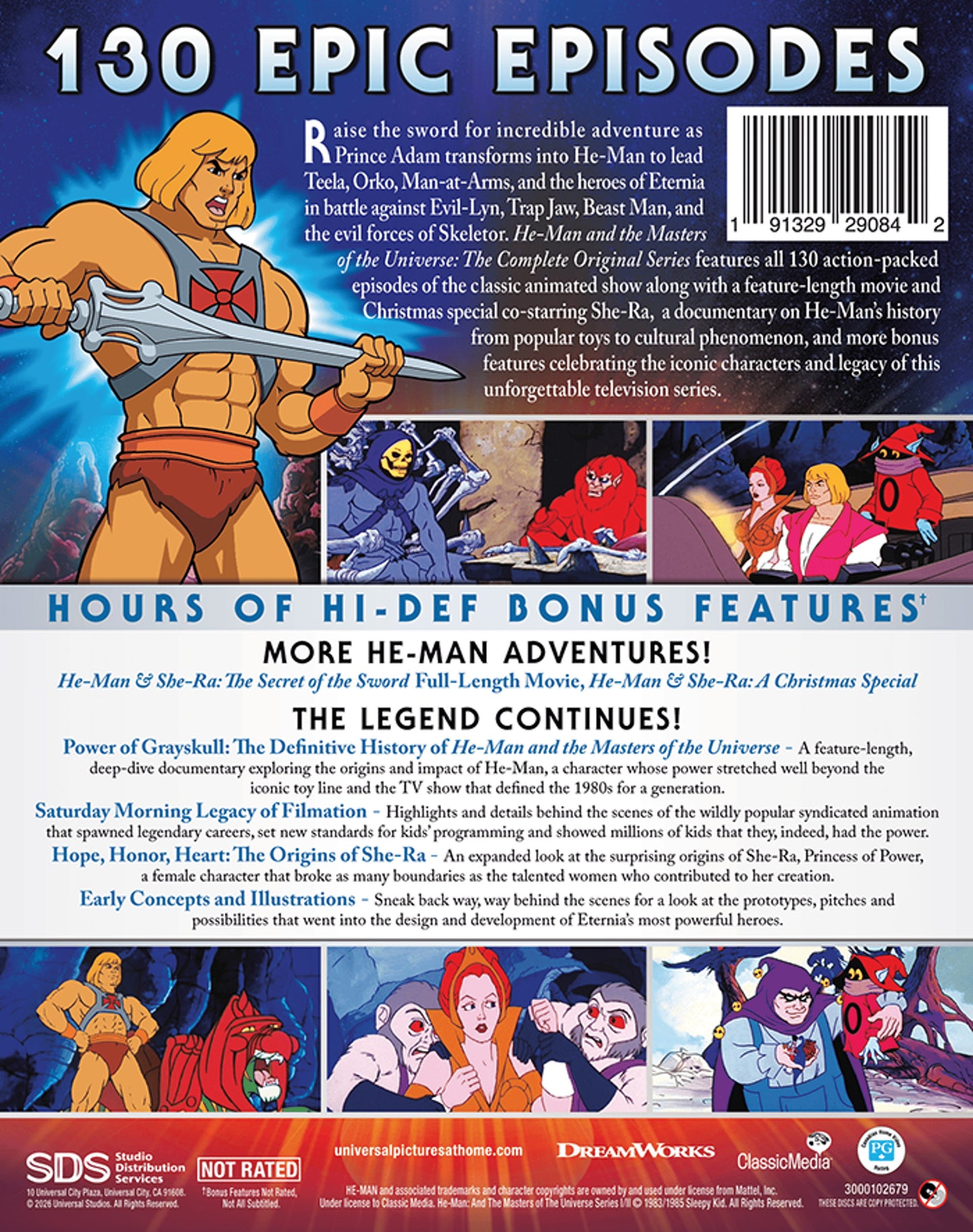 [Pre-Order] He-Man and the Masters of the Universe: The Complete Original Series + The Secret of the Sword & Xmas Special