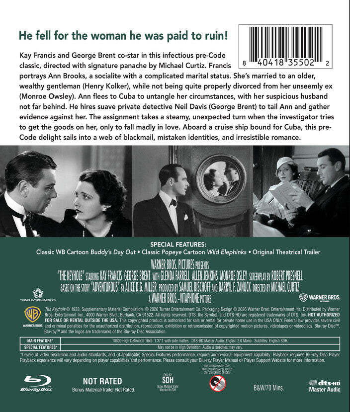 The Keyhole: Warner Archive Collection