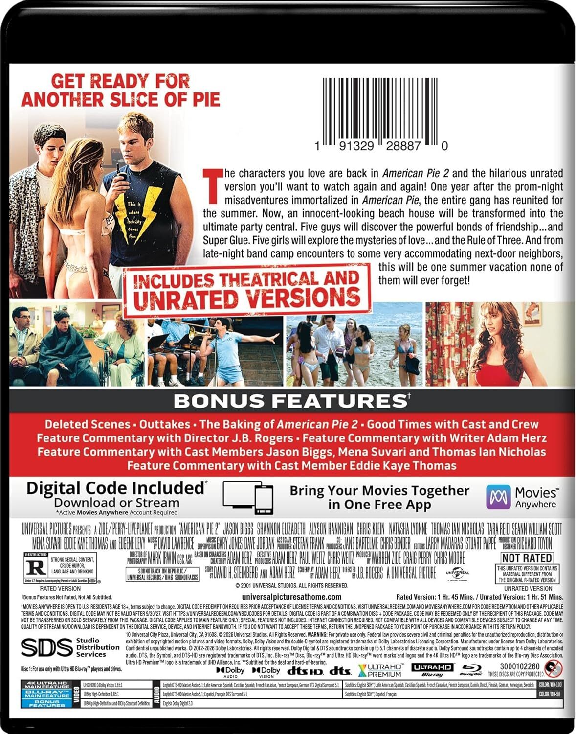[Pre-Order] American Pie 2 4K: Unrated (2001)