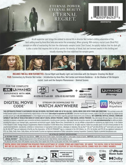 [Pre-Order] Interview with the Vampire: The Vampire Chronicles 4K SteelBook