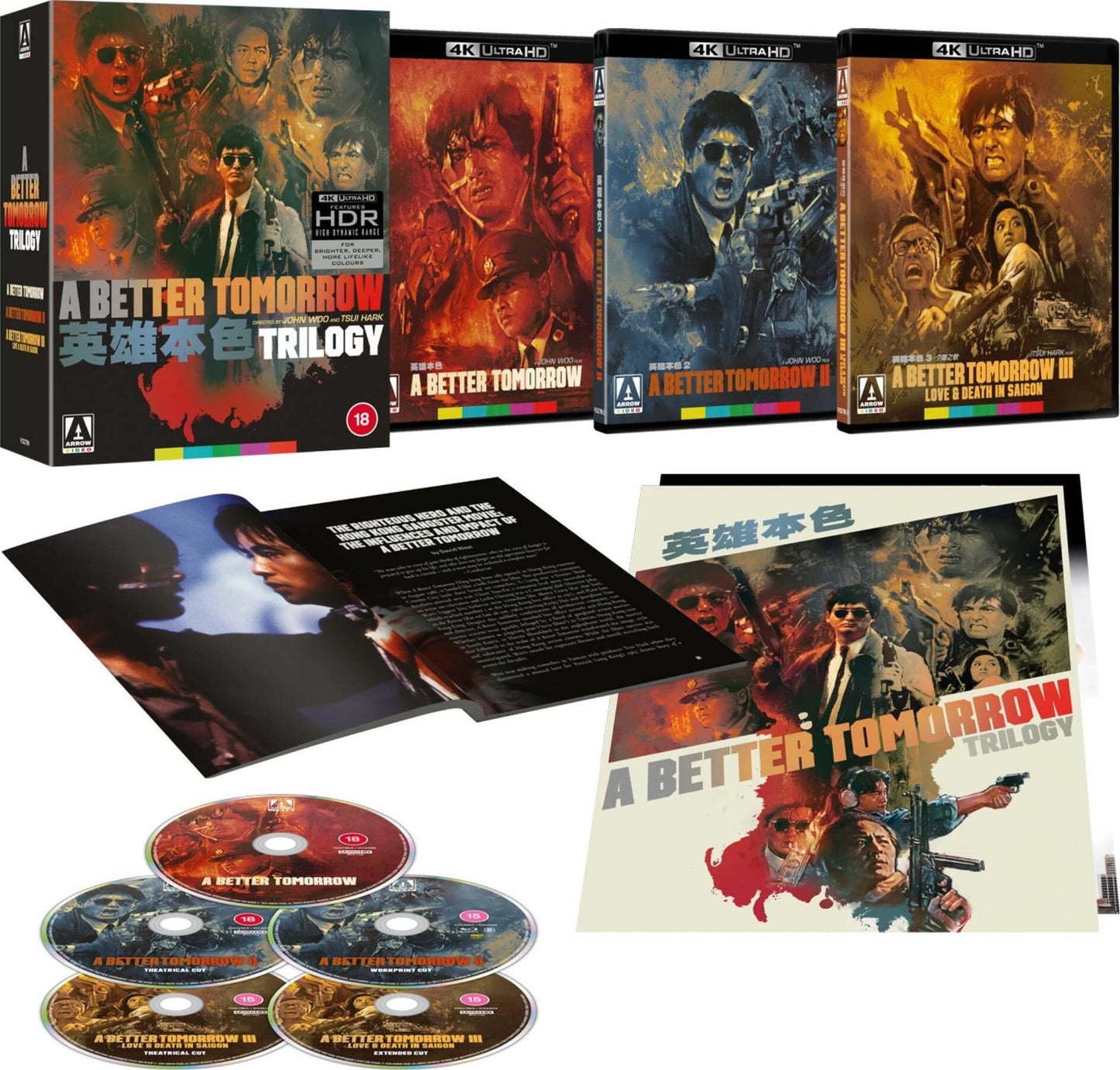 [Pre-Order] A Better Tomorrow Trilogy 4K: Limited Edition (UK)