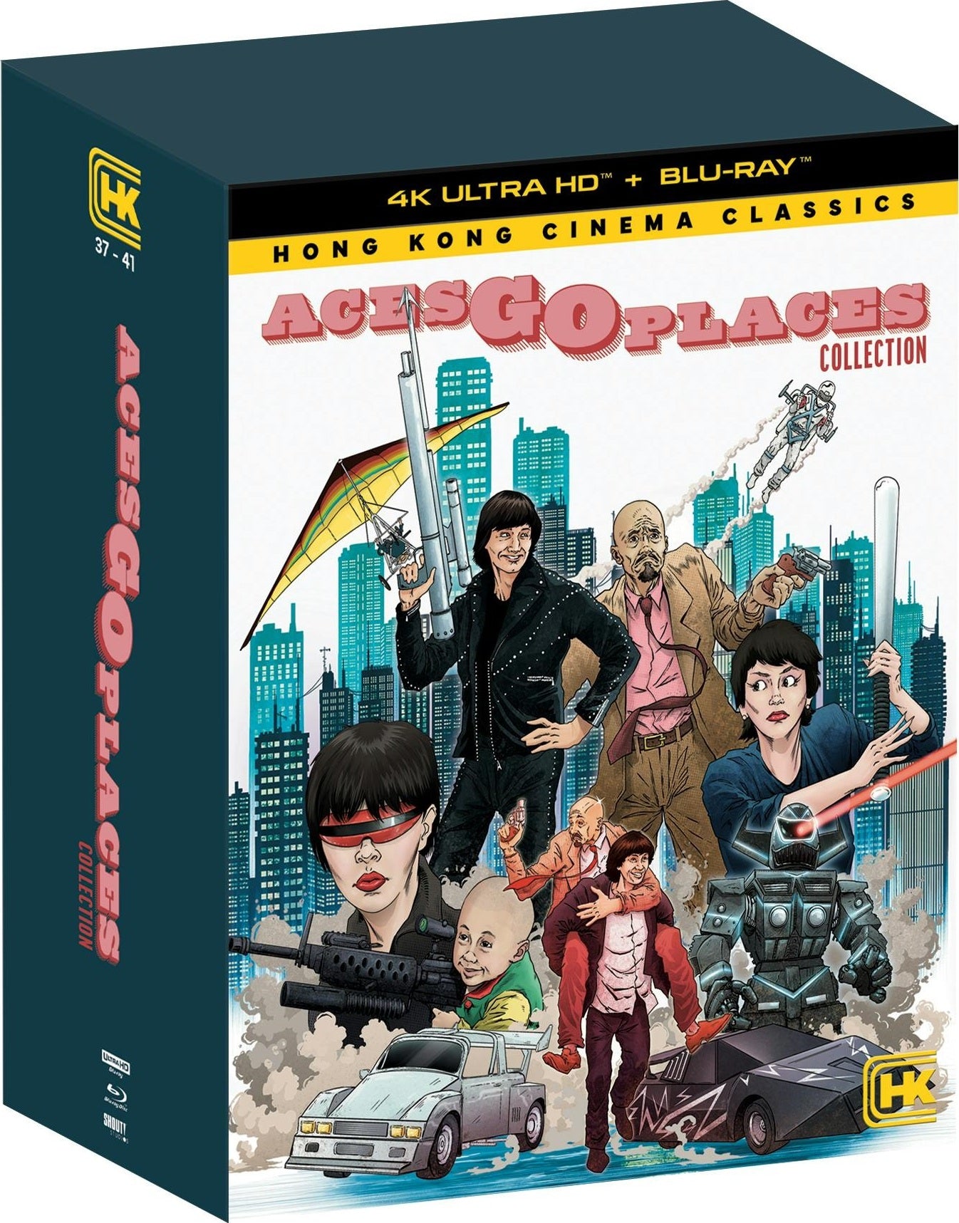 [Pre-Order] Aces Go Places Collection 4K: Hong Kong Cinema Classics #37-41