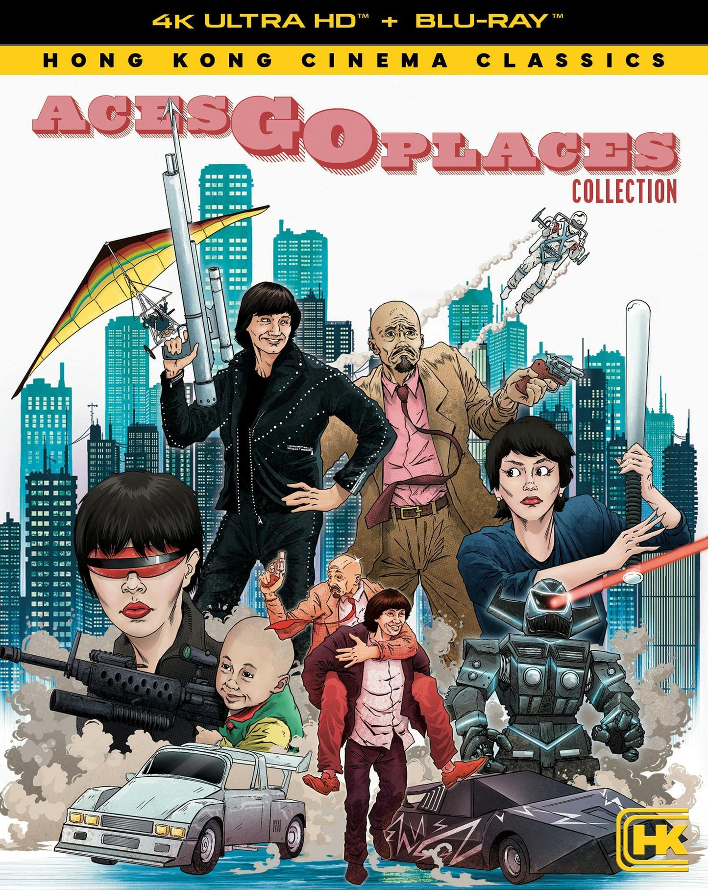 [Pre-Order] Aces Go Places Collection 4K: Hong Kong Cinema Classics #37-41