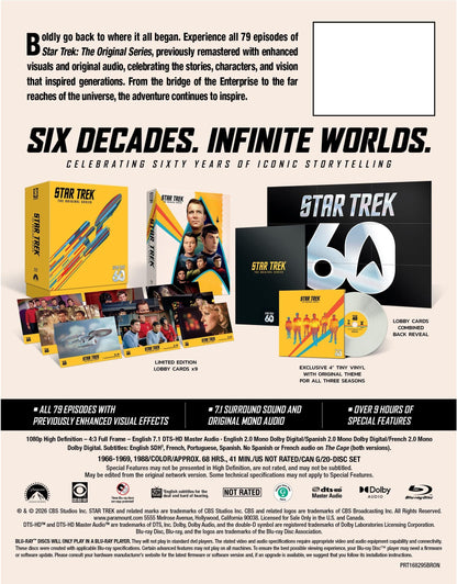 [Pre-Order] Star Trek: The Complete Original Series - 60th Anniversary Edition (Exclusive)
