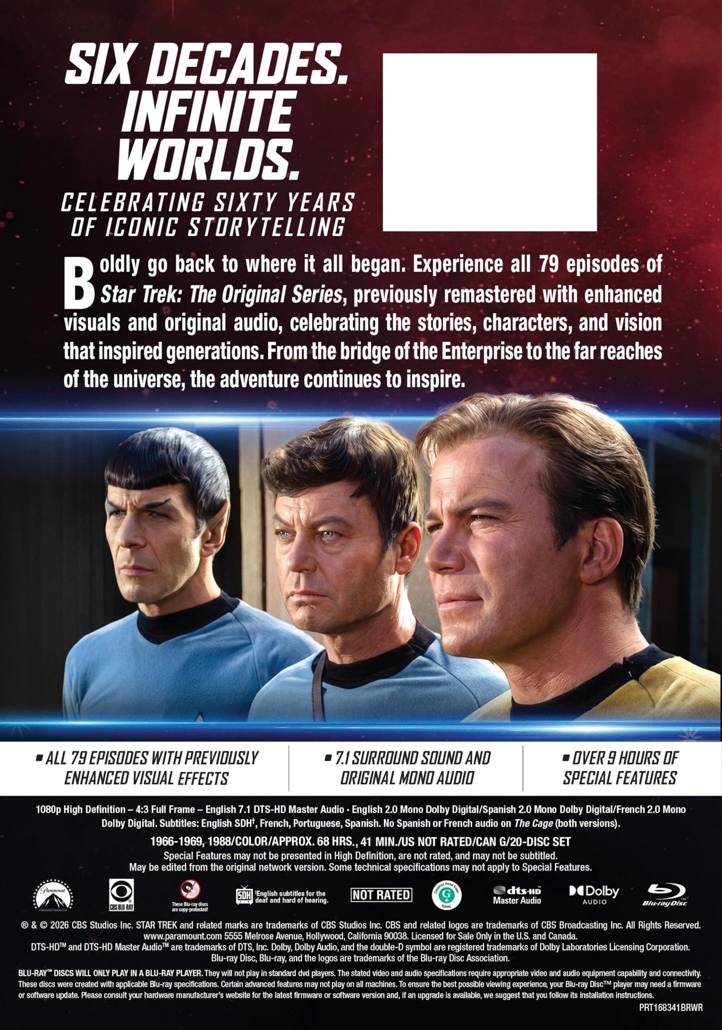 [Pre-Order] Star Trek: The Complete Original Series - 60th Anniversary Edition