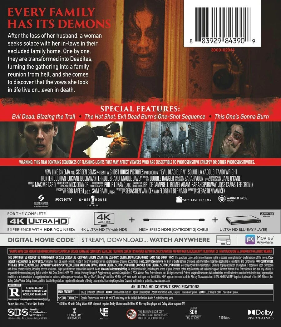 [Pre-Order] Evil Dead Burn 4K