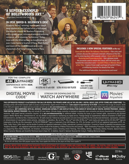 [Pre-Order] Gone with the Wind 4K SteelBook