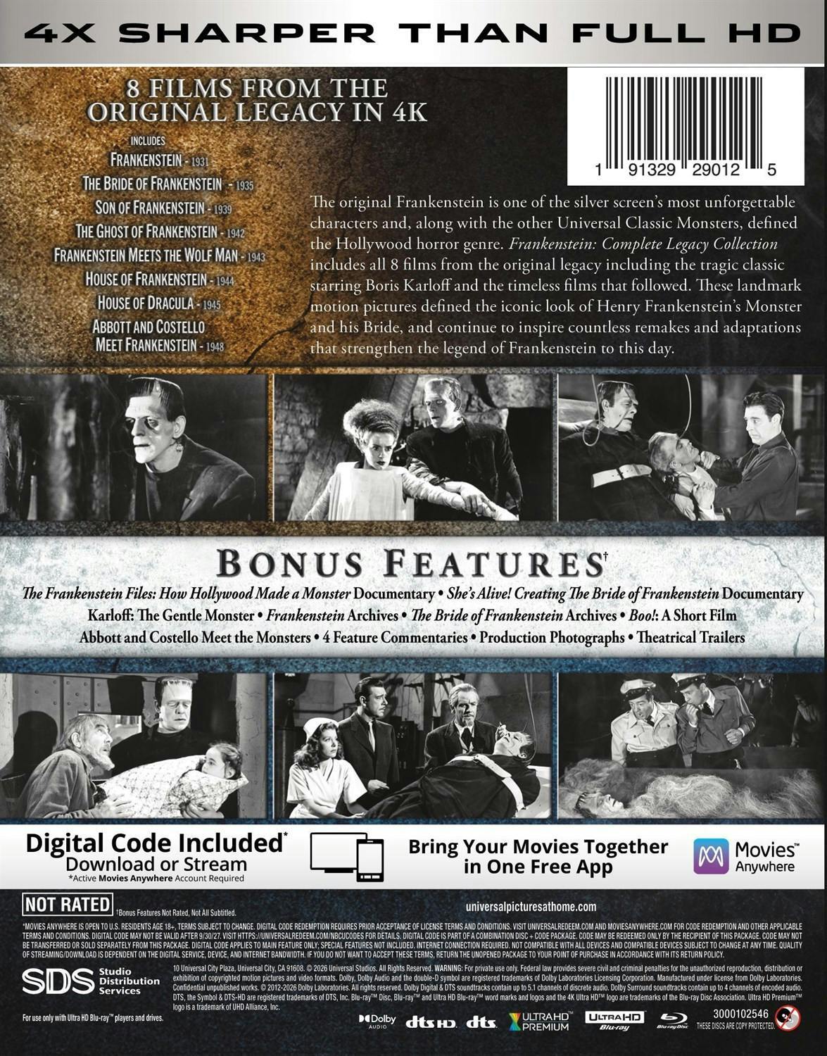 [Pre-Order] Frankenstein: Complete Legacy Collection 4K